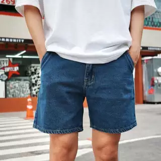 HIMSELF Short Jeans กางเกงยีนส์ขาสั้น ทรงสวย ผ้าไม่ยืด ใส่แล้วไม่ย้วย ใส่สบายใส่ได้ทุกวัน มีสองความยาว 14 และ 16 นิ้ว