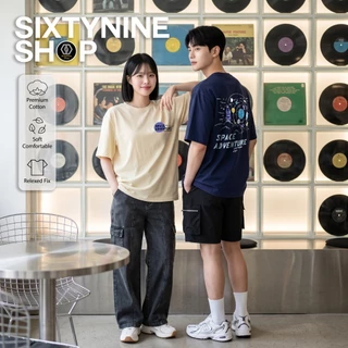 พร้อมส่ง เสื้อยืดพิมพ์ลาย "Space"
