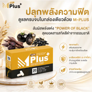 [3 แถม 3] NEW Mplus นิว เอ็มพลัส ผลิตภัณฑ์เสริมอาหารท่านชาย 120 แคปซูล