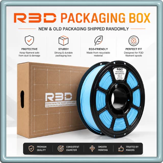 R3D PLA Matte 1KG With Roll 1.75mm เส้นพลาสติกเครื่องพิมพ์ 3D ผิวด้าน พิมพ์ง่าย 83 สี