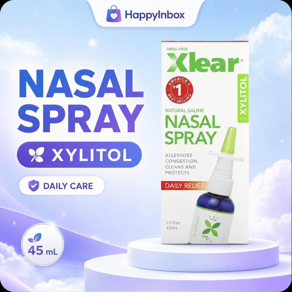 Xlear Xylitol Nasal Spray 45 ml สเปรย์ล้างจมูกลดการคัดจมูก