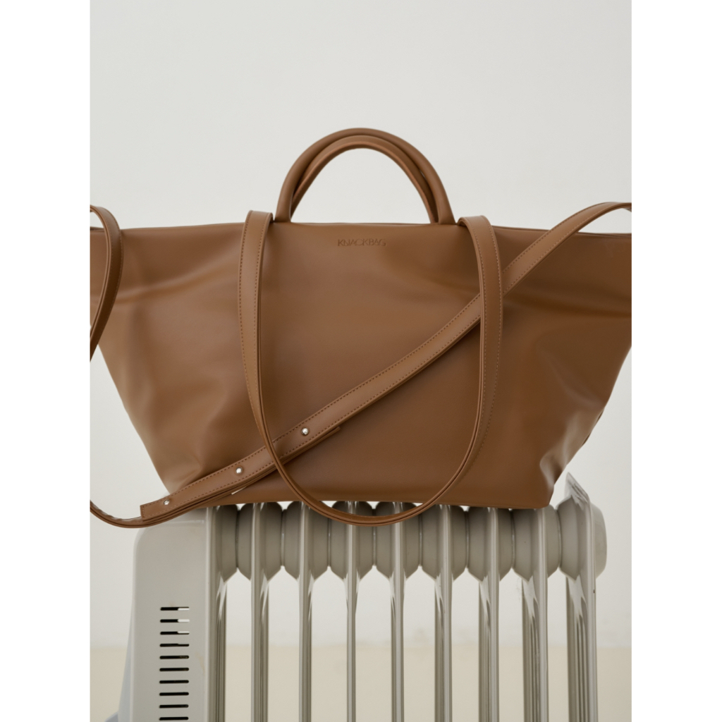 KNACKBAG - Shopper bag - กระเป๋าช้อปเป้อแบ็ค ทรงช้อปปิ้งแบ็ค หนังเรียบสังเคราะห์ (PU Smooth)