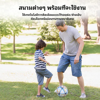 VOVOVA ฟุตบอลเบอร์ 5 หนัง PU หนานุ่ม เตะสนุก [แถมฟรี! ที่สูบลม+เข็ม+ตาข่าย] สำหรับสนามหญ้า/สนามปูน พร้อมส่ง