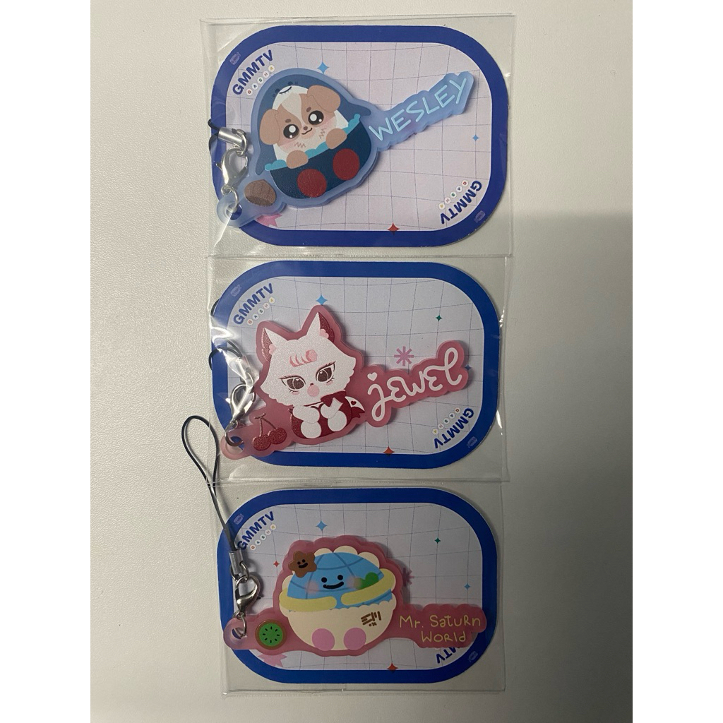 [พร้อมส่ง] Wesley/Mr.suturnworld กาชา Gasha Mobile Keychain GMMTV