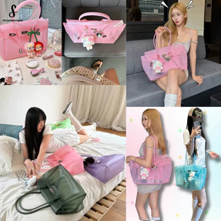 🚚💟พร้อมส่ง🔥Thesummernade_Bag Jellybag🌈TPU ไม่มีกลิ่น ทนทาน Y2K Shoulder/Tote Bag ถือและสะพายไหล่ สินค้าแฟชั่นฮิตฤดูร้อน💓