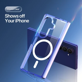 Samsung Z Fold 8/Fold 7/Z Fold 8 Ultra/Z Flip 8 DUX ของแท้ Clin Mag Series Clear Case แม่เหล็กชาร์จไร้สายเคสใส