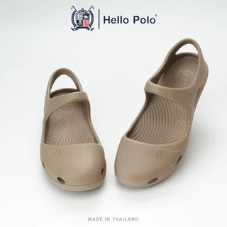Hello Polo รองเท้าแตะผู้หญิง รองเท้าแฟชั่นลําลอง เบาสบาย อ่อนนุ่ม กันลื่นและทนทาน วัสดุ EVA เหมาะกับฤดูร้อน รุ่น HP8070