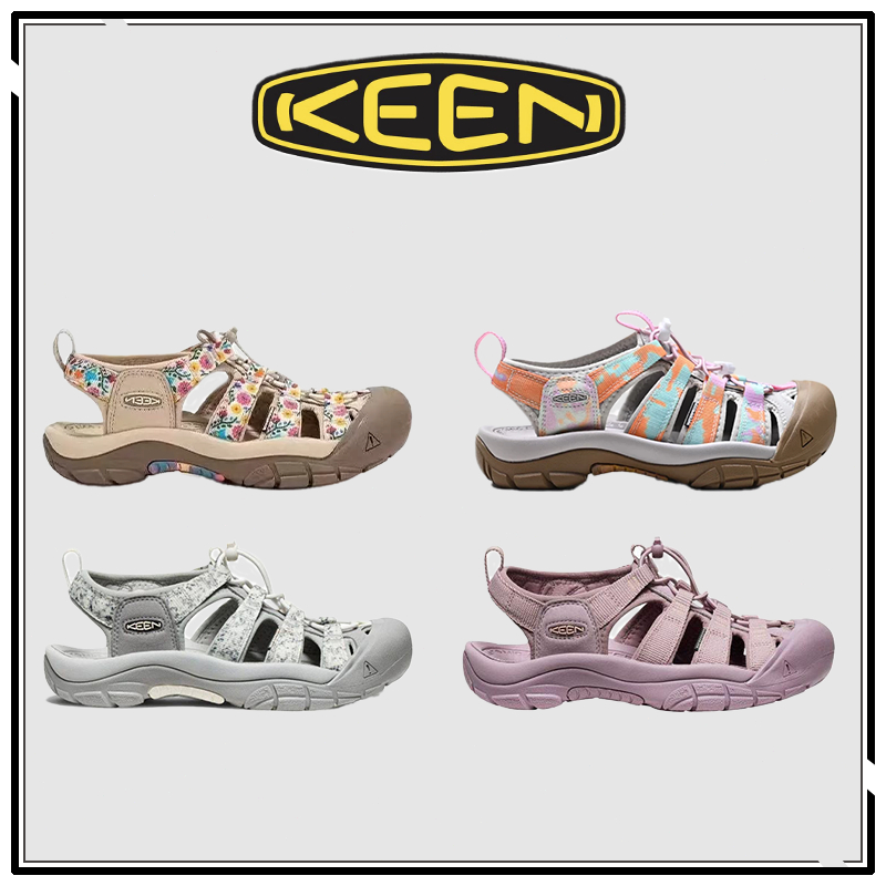 KEEN Newport H2 x Gramicci รองเท้าแตะผู้ใหญ่ ดีไซน์วินเทจ ลายตะเข็บซิกแซก รุ่นลิมิเต็ด
