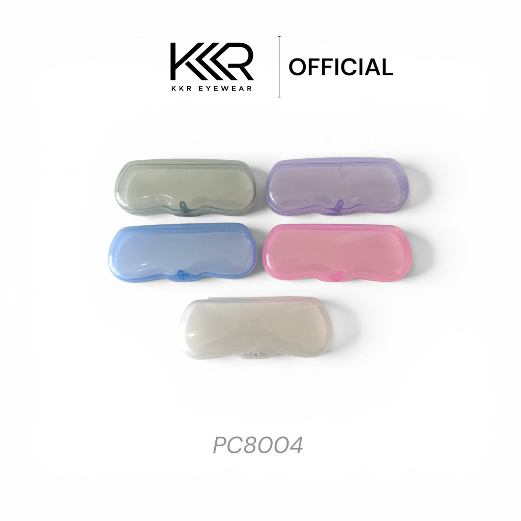KKR EYEWEAR กล่องใส่แว่นพลาสติก น้ำหนักเบา พกพาสะดวก PC8004