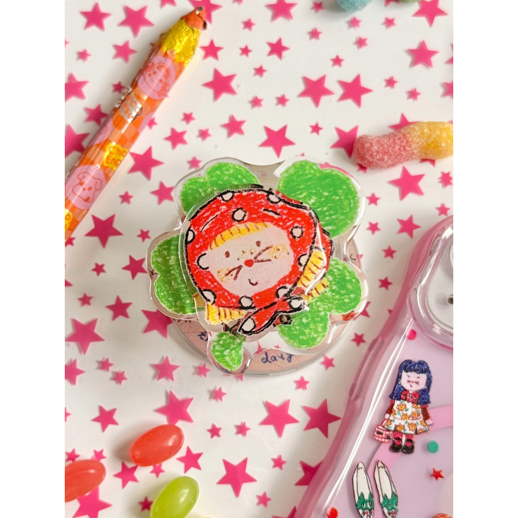 clover girl griptok กริ๊ปต๊อกแม่เหล็ก