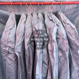 [ราคา 1 ใบ] *ซื้อ 10 ใบแถม 1 ใบ* ถุงสูท ถุงใส่สูท ถุงใส่เสื้อ ถุงคลุมเสื้อกันฝุ่น หนาอย่างดี 67*99 ซม. - สินค้าพร้อมส่ง