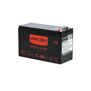 ส่งด่วน ZIRCON 12V 7.8Ah / 12V 9Ah แบตเตอรี่แห้ง Maintenance Free Battery UPS ไฟฉุกเฉิน ประกัน 1 ปี