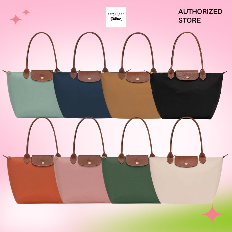 กระเป๋า Longchamp Le Pliage Original Tote Bag M กระเป๋าสะพายข้าง（ของแท้ 100 %）