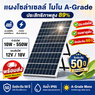 ไฟโซล่าเซลล์ 50000W solar light สว่างอัตโนมัติเมื่อฟ้ามืด ป้องกันฟ้าผ่าไฟ หลอดไฟ โซล่าเซลล์ LED กันน้ำกลางแจ้ง