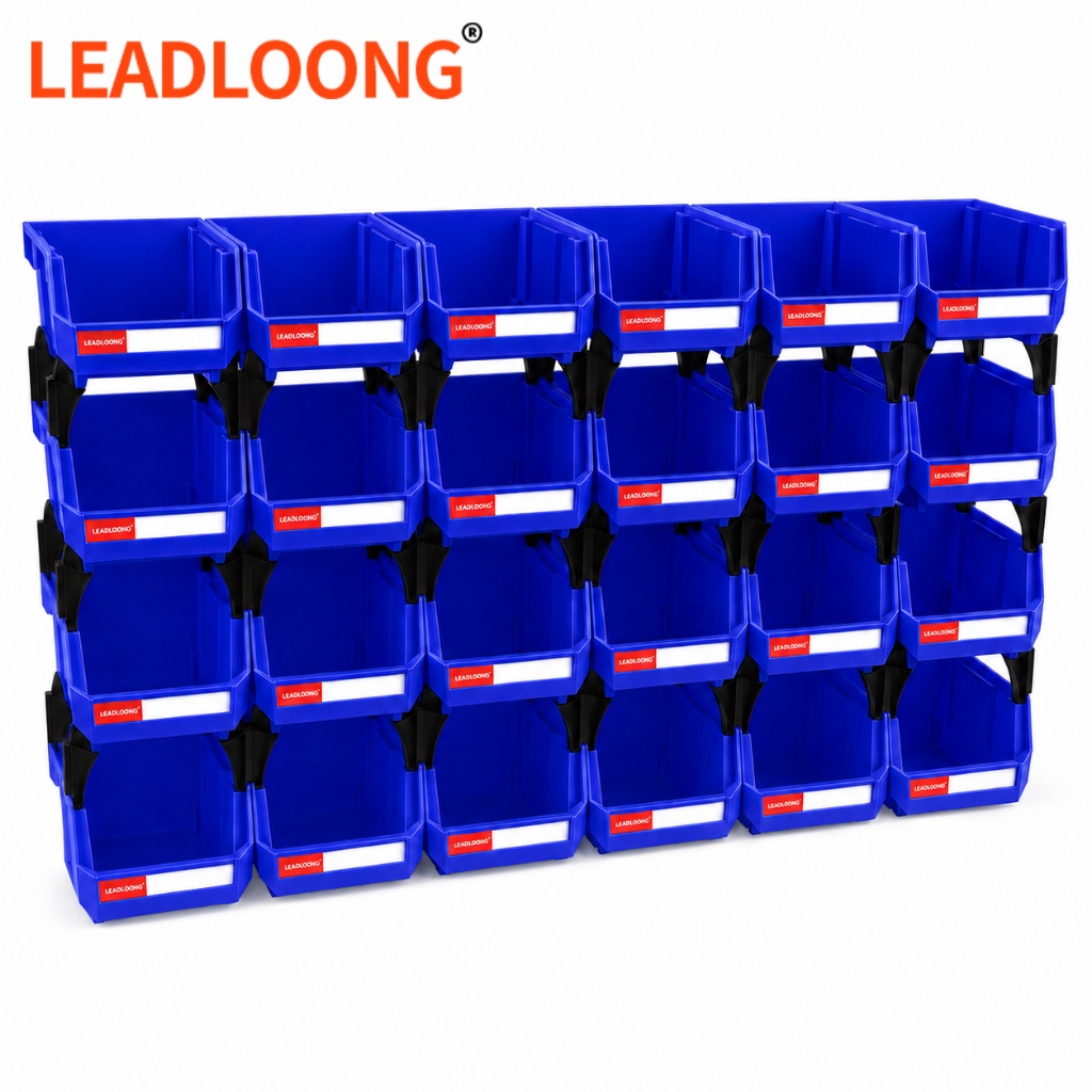 LEADLOONG V1 กล่องอะไหล่ 135*105*76 มม. กล่องเก็บชิ้นส่วนแบบซ้อนกันได้ เหมาะสำหรับสกรู น็อต และของชิ้นเล็กๆ