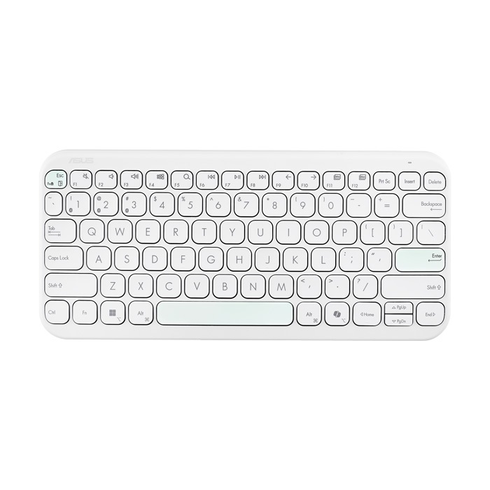 Wireless Keyboard (คีย์บอร์ด แบบไร้สาย) Asus Marshmallow Keyboard KW100 ประกัน 1 ปี