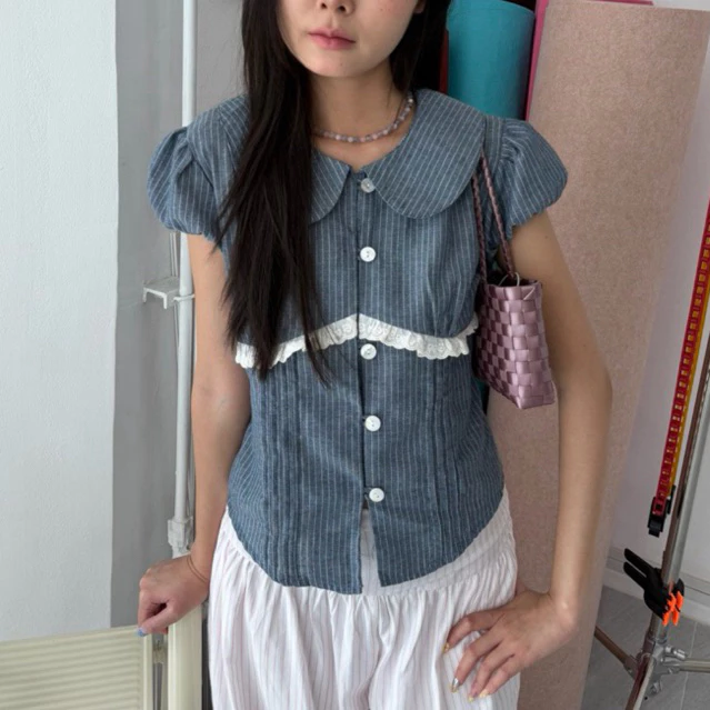 Little garden - ลิ้ตเติ้ลการ์เด้น เสื้อคอบัวเข้ารูป