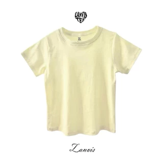 (Zanvistee)เสื้อครอปสีพื้น ผ้ายูนิโคล่ 7 ไซต์ ( Baby tee เสื้อครอป Y2K )