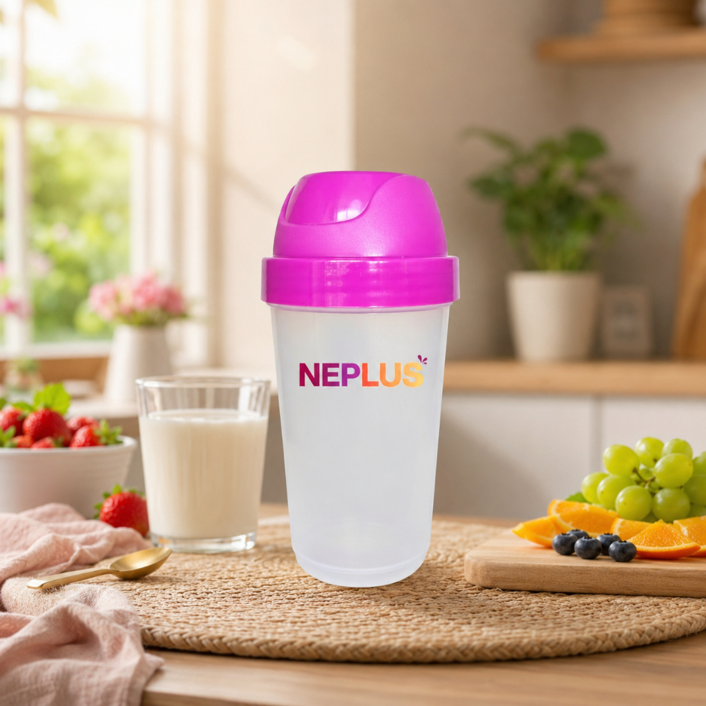 [ของแถมไม่จำหน่าย] แก้วพลาสติกชงนม ใช้งานสะดวกง่าย — ของแถมพิเศษเฉพาะจาก Neplus