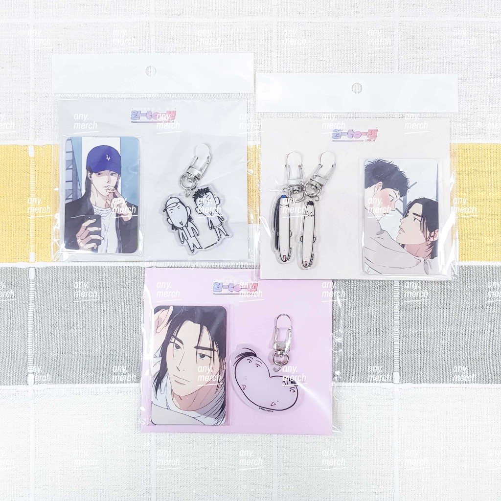(มือ 1/พร้อมส่ง) พวงกุญแจ & การ์ด 1 to 10 Acrylic  Keyring Set ของสะสม มันฮวา Manhwa การ์ตูนวาย