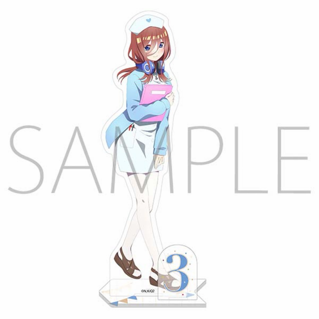 🔥พร้อมส่ง🔥สแตน 15.5 cms แฝด5 | The Quintessential Quintuplets Nurse Outfit Acrylic Stand - Miku Naka