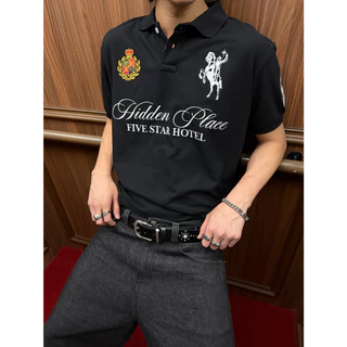 (Pre order only M) Hidden Place RDY Polo03 / Black