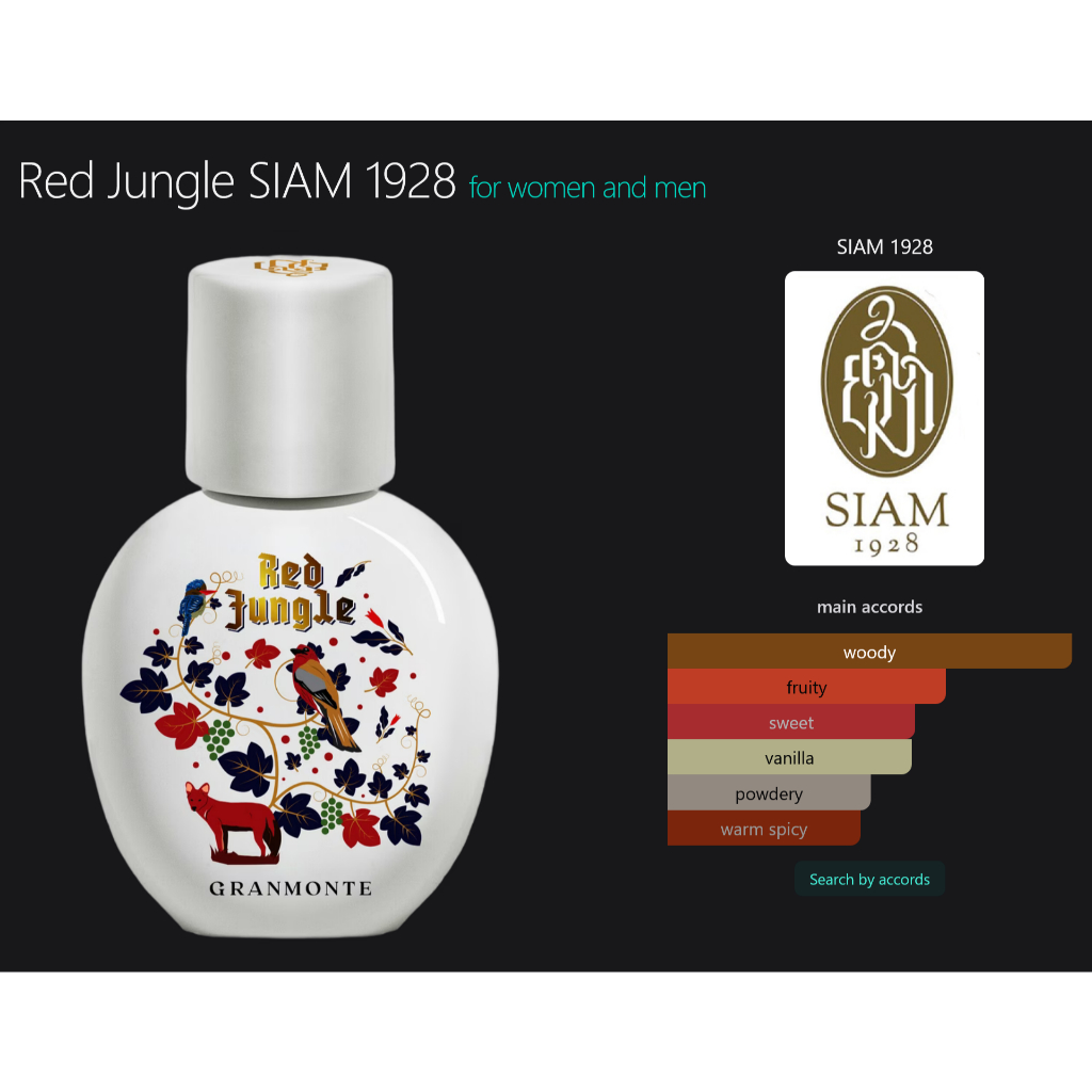SIAM 1928 - Red Jungle (Rare Aroma)