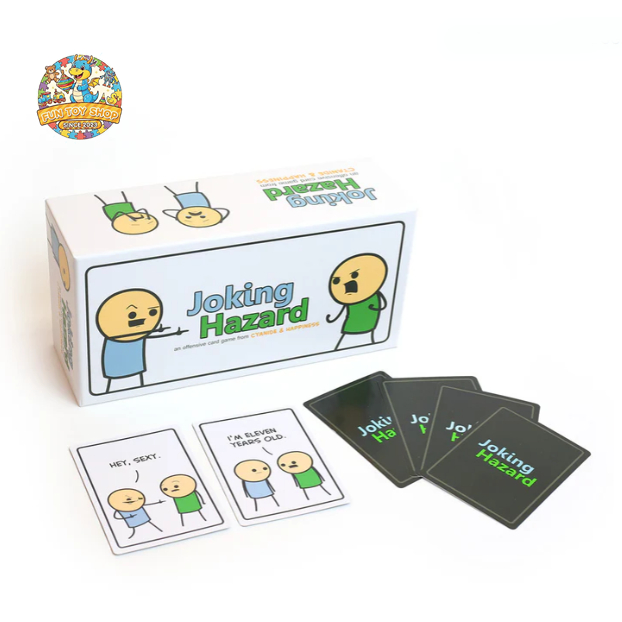 พร้อมส่ง การ์ดเกมมุกตลก ฮาศาสตร์ Joking Hazard Board Game บอร์ดเกม ตลกสายดาร์ก ต่อมุกตลกสุดเกรียน