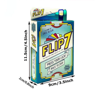 พร้อมส่ง การ์ดเกม Flip 7 การ์ดตัวเลข พลิก 7 บอร์ดเกมแนวปาร์ตี้ เล่นง่าย สนุกตื่นเต้น เล่นได้ทั้งครอบครัว