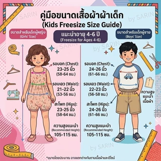 สไบเด็กสำเร็จรูป (เฉพาะสไบ ไม่รวมโจง) เกาะอกยางยืด สวมใส่ง่าย ไม่คัน สำหรับเด็ก 1-3 ปี และ 4-6 ปี มีให้เลือก 21 สี