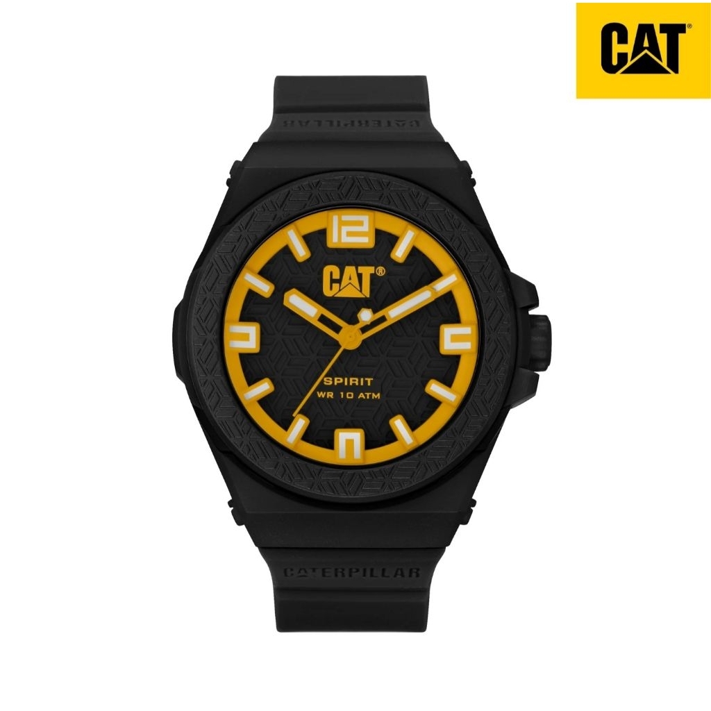 CATERPILLAR นาฬิกา LO.111 หน้าปัด 46.5 มม. กันน้ำ 100 เมตร ของแท้ 100% รับประกัน 1 ปี นาฬิกาที่โดดเด่นและทันสมัย