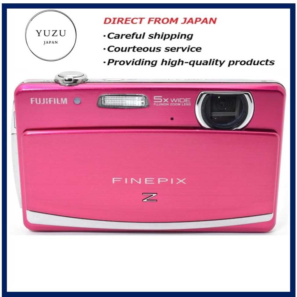 Pre-owned Product FUJIFILM FinePix Z90 (Pink): Stylish Ultra-Slim Digital Camera w/ Sliding Lens Bar