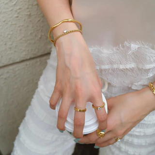gigaglam mellow ring | แหวนสแตนเลสตีล