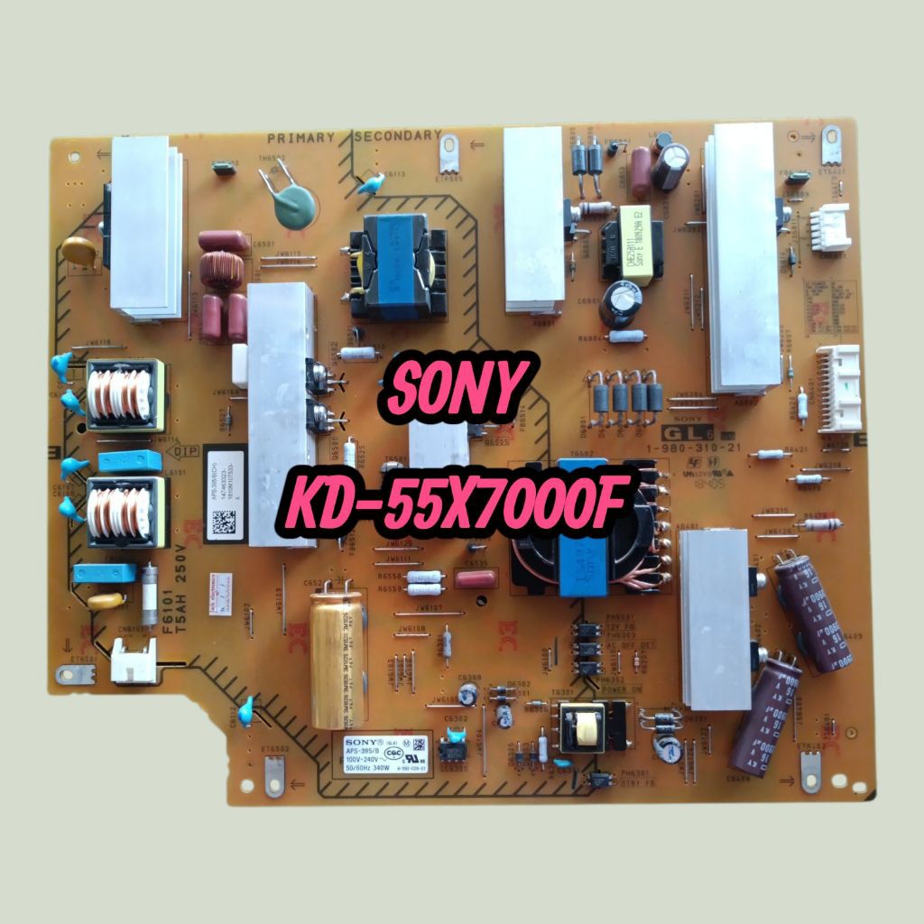 บอร์ดเพาเวอร์ซัพพลายทีวี sony รุ่นKD-55X7000Fแท้ถอด
