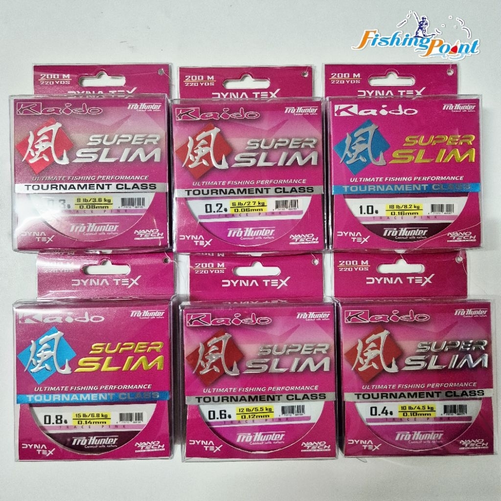 สาย PE Pro-Hunter Kaido Super Slim Nano tech Coatingx4 200เมตร