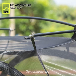 เต็นท์ COT สีดำ 1 คน และเตียงสนาม K2 ADVENTURE น้ำหนักเบา กันฝนกันลม ใส่ปี๊บข้างปี๊บหลังได้ ฯลฯ