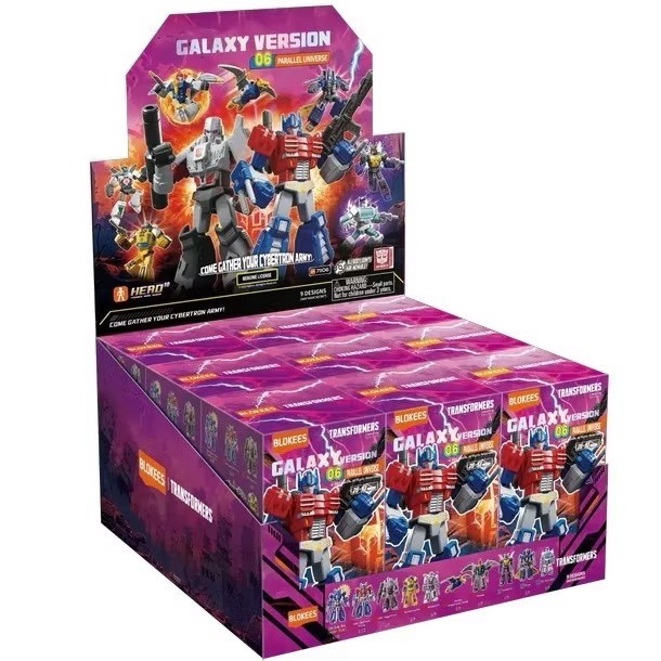Blokees Transformers Galaxy Version 06 Parallel Universe ฟิกเกอร์ยกเซ็ต 9 กล่อง
