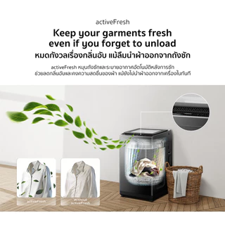 TCL เครื่องซักผ้าฝาบน ขนาด 12 Kg. รุ่น WT120FTLG ถังซักดีไซน์พิเศษ ลดปัญหาผ้าพันกัน ซักสะอาดทรงพลัง พร้อมถนอมผ้ายิ่งขึ้น