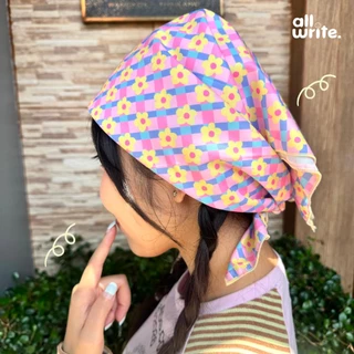 allwrite Herb Headscarf ผ้าโพกหัวลายดอกไม้สุดคิวท์