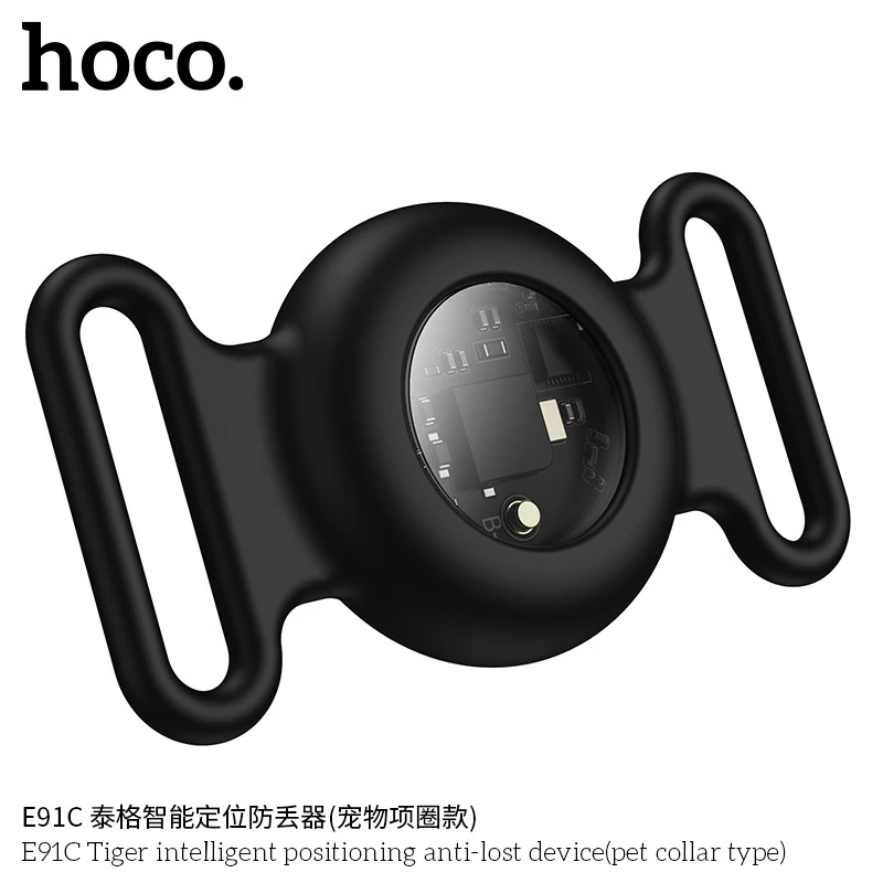 hoco. E91C GPS Tracker ปลอกคอสัตว์เลี้ยง กันหาย ใช้ phone Find My ไม่ต้องใช้ซิม ติดตามหมา แมว รองรับ