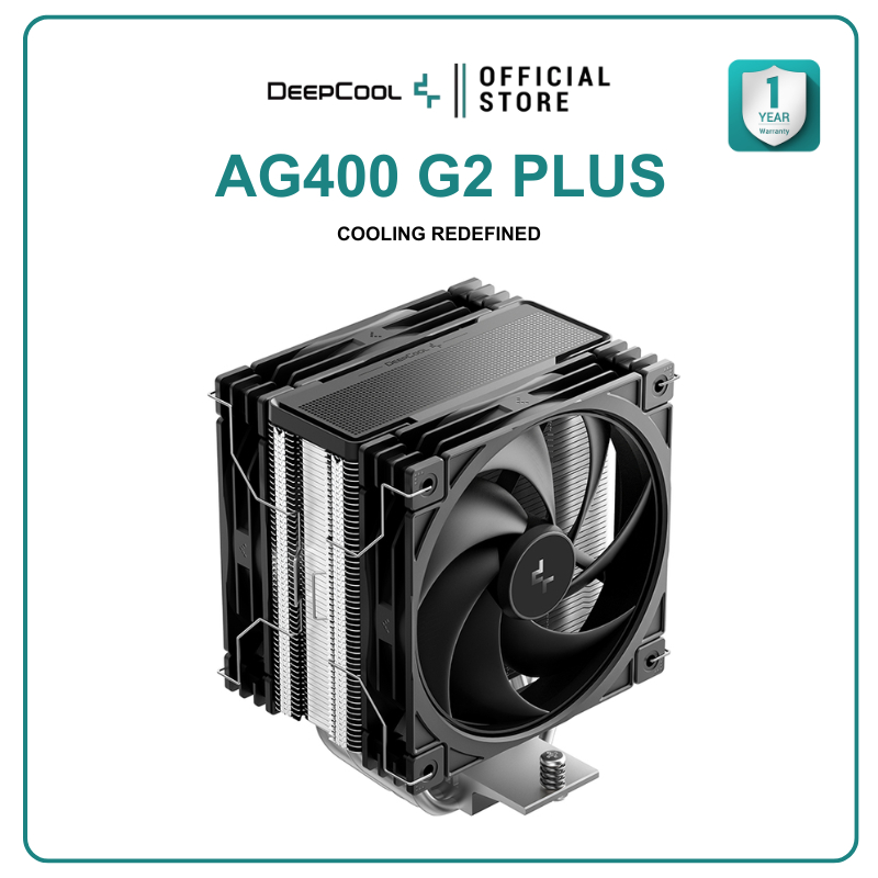 DEEPCOOL - CPU COOLER AG400 G2 PLUS (พัดลมระบายความร้อนซีพียู) : CPU COOLER รับประกัน 1 ปี
