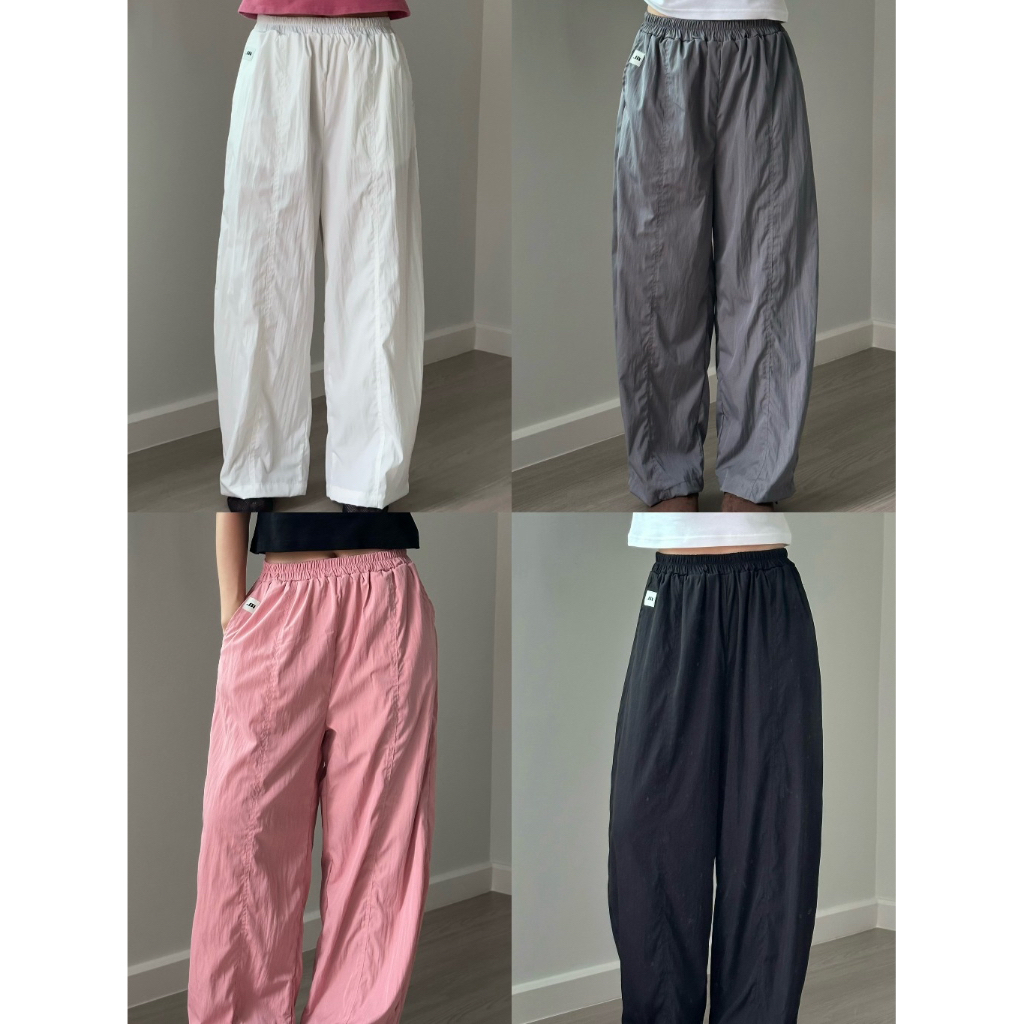 myyoungs - Nylon Pants | กางเกงขายาวผ้าร่ม เบา ใส่สบาย