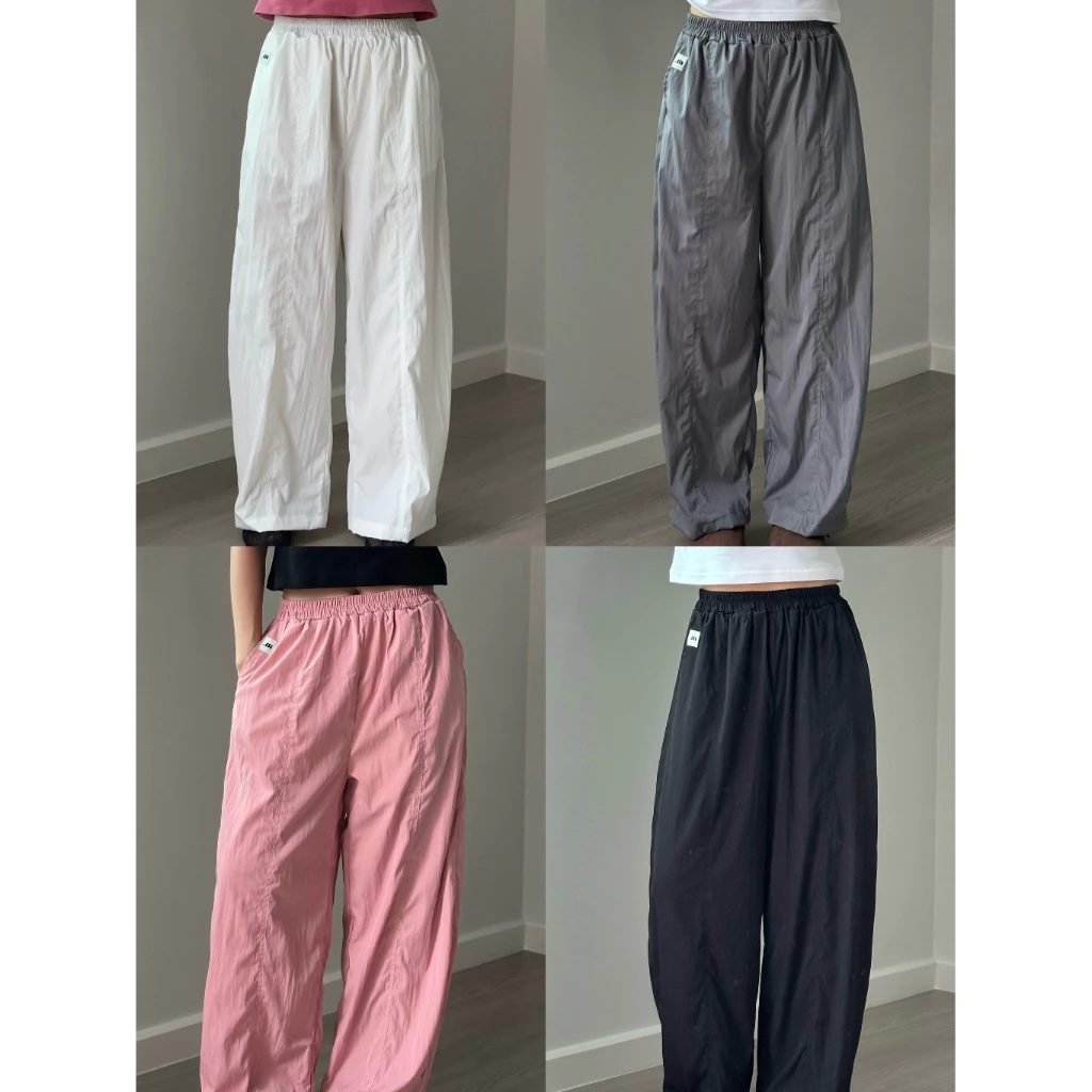 myyoungs - Nylon Pants | กางเกงขายาวผ้าร่ม เบา ใส่สบาย
