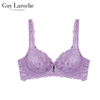 Guy Laroche Lingerie กีลาโรช เสื้อในลูกไม้ ซีทรู See Through Lace Bra GB3T38 [Love for Mom]