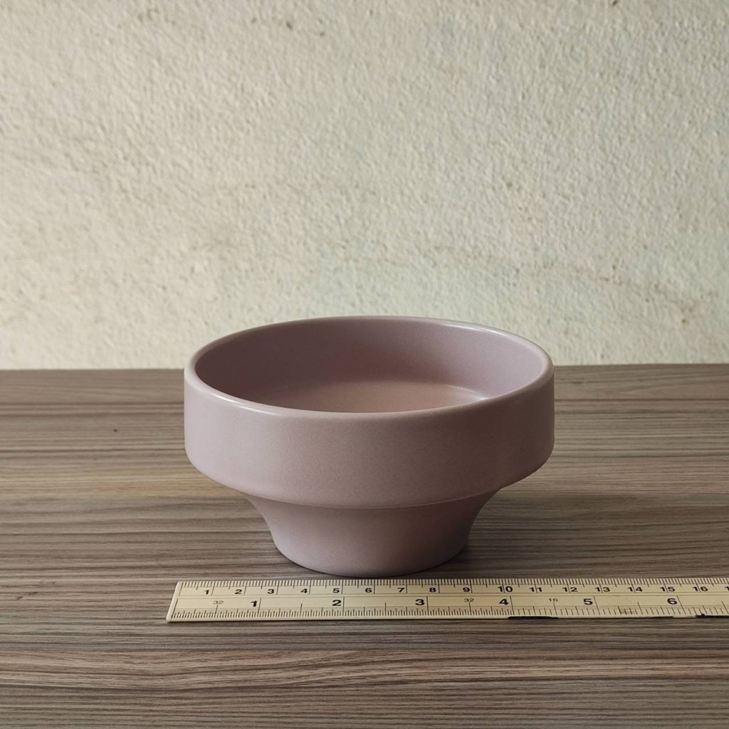 แจกันแบน เซรามิค จัดดอกไม้ญี่ปุ่น Ceramics flat vase