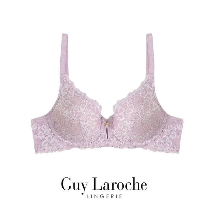 Guy Laroche Lingerie กีลาโรช เสื้อในลูกไม้ ดันทรง Push Up Lace Bra GB7T77 [Love for Mom]