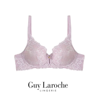 Guy Laroche Lingerie กีลาโรช เสื้อในลูกไม้ ดันทรง Push Up Lace Bra GB7T77 [Love for Mom]