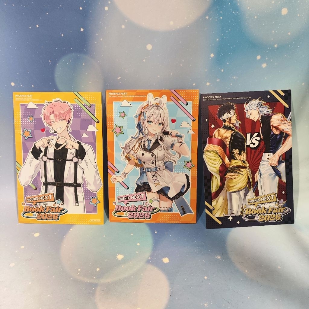 โปสการ์ด Phoenix Next งานหนังสือ 3 ลาย ครบชุด