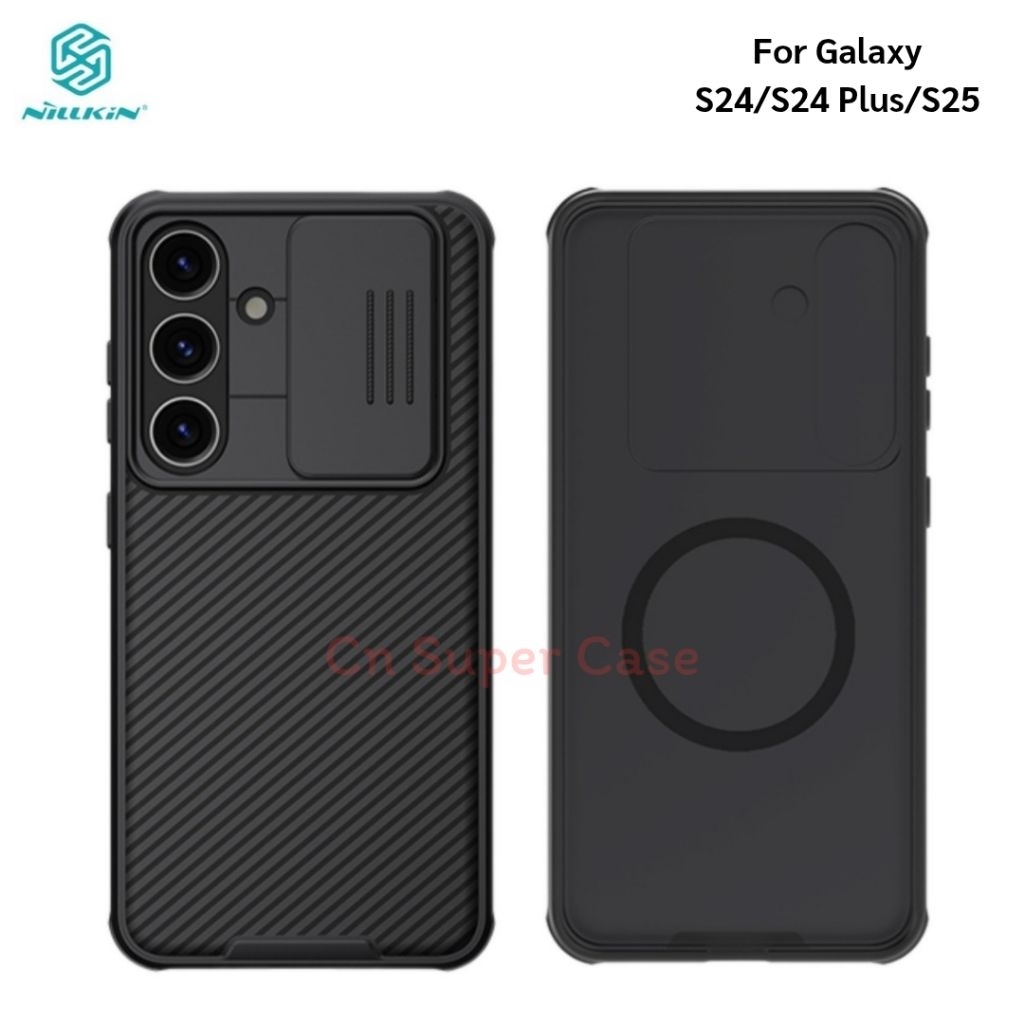 NILLKIN เคส Samsung S25/S24/S24 Plus เคสกันกระแทก ขอบยาง TPU รองรับ Magnetic ( ส่งทันที )