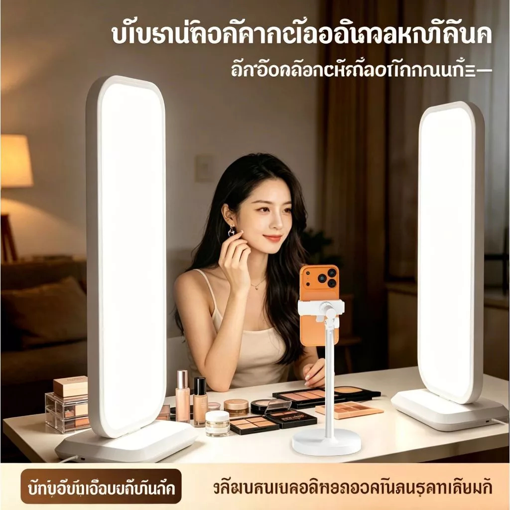 Beauty Neck LampPhotographyเดสก์ท็อปสดเติมแสงfill light dedicated screenความงามโคมไฟผู้ประกาศข่าวใบหน้าคางคอไหล่โคมไฟเงา